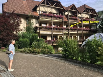 Onze hotelkamer
ochtend van vertrek